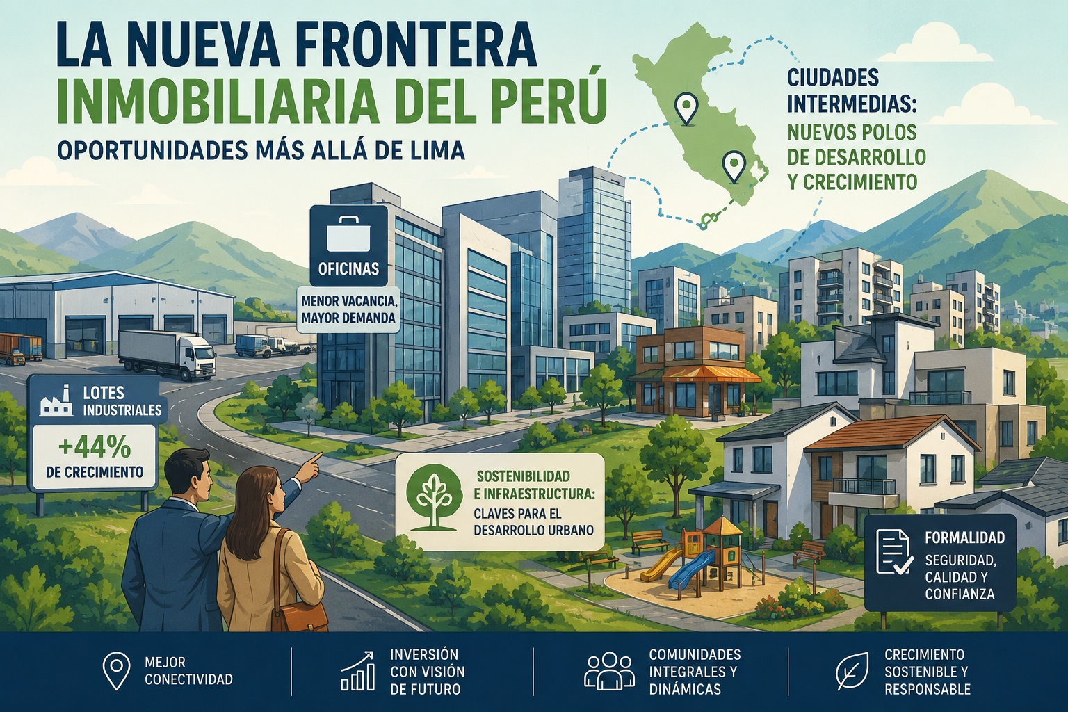 La nueva frontera inmobiliaria del Perú: ciudades intermedias lideran el crecimiento fuera de Lima