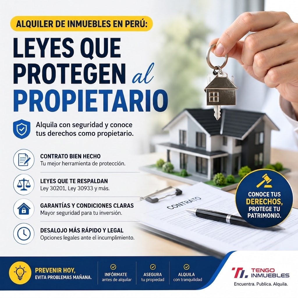 Alquiler de Inmuebles en Perú: Leyes que Protegen al Propietario