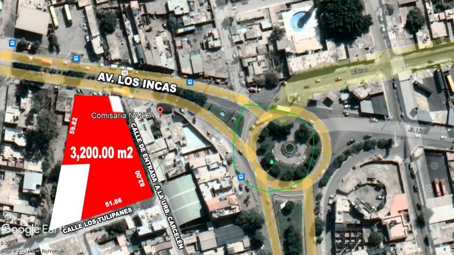 VENDEMOS UN TERRENO OVALO NASCA