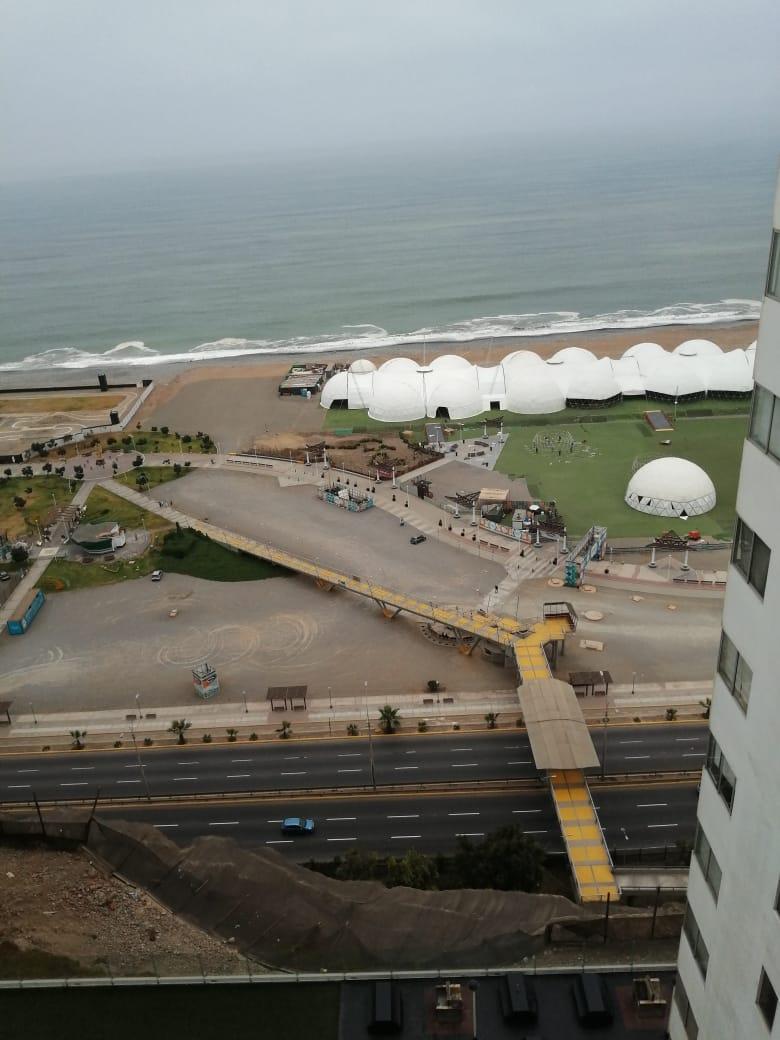 SE ALQUILA DEPARTAMENTO FULL AMOBLADO CON VISTA AL MAR EN  BERTOLOTO SAN MIGUEL