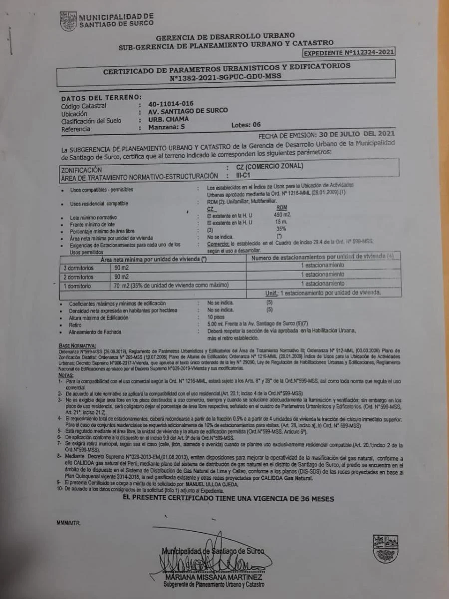 SE VENDE LOCAL COMERCIAL COMO TERRENO ENTOMAS MARZANO A UNA CUADRA DE LA ESTACION AYACUCHO